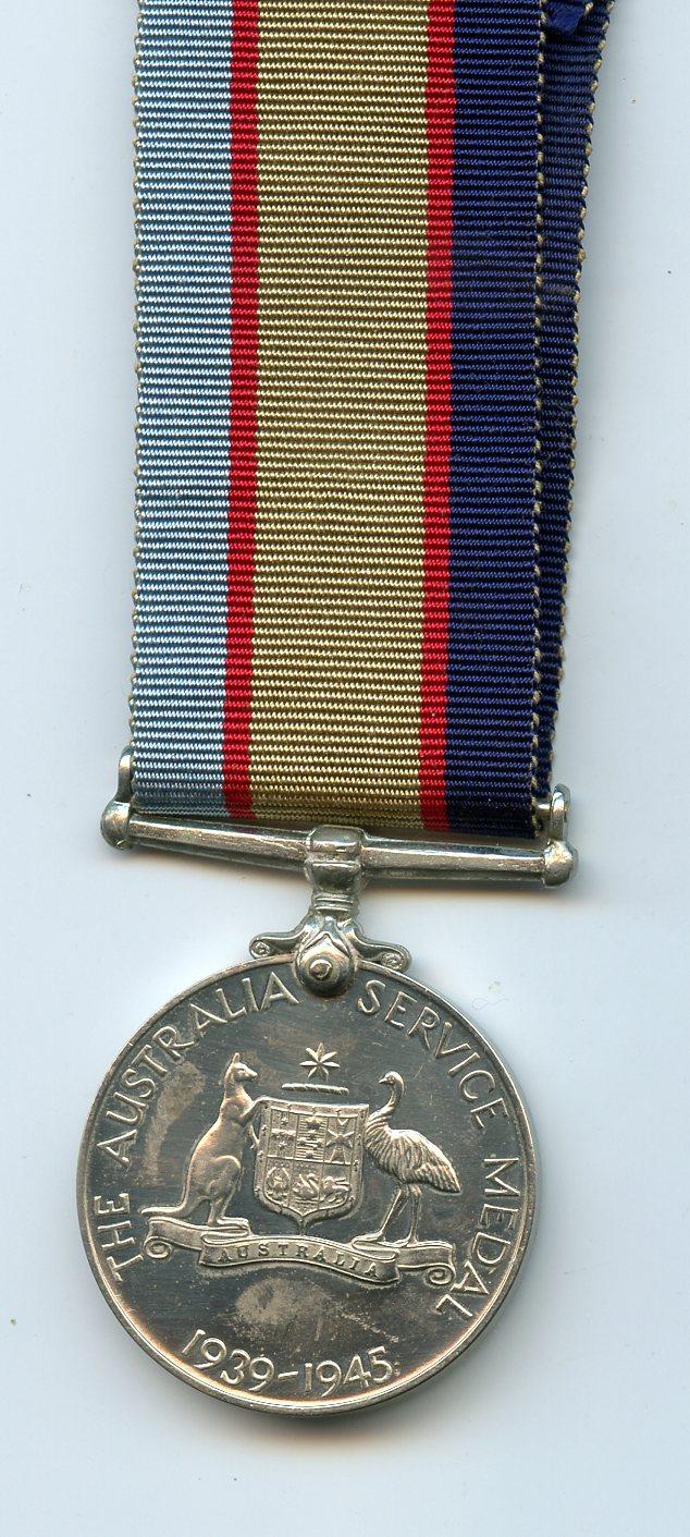 Australia War Service Medal 1939-1945 To Gunner Samuel Maurice Wescombe, 2/7 Aus Fd Regt