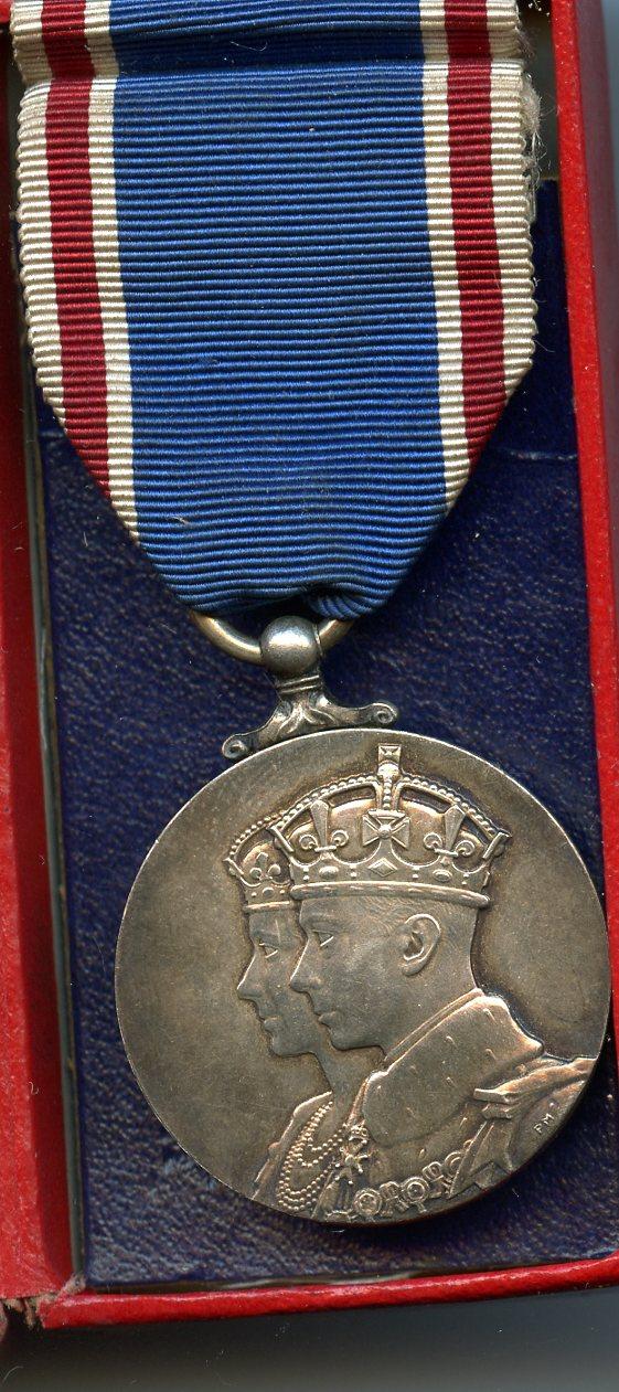 George VI 1937 Coronation Medal In box of Issue