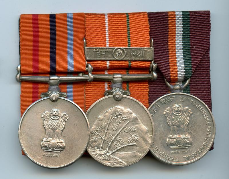 India: General Service Medal 1947-65 Himalaya Medal Group To Dfr Sardhu Ram, A.S.C.M.T