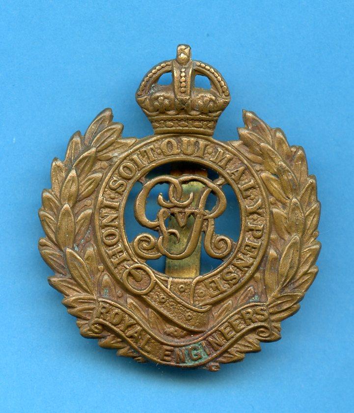 Royal Engineers George V Cap Badge 1902-1935