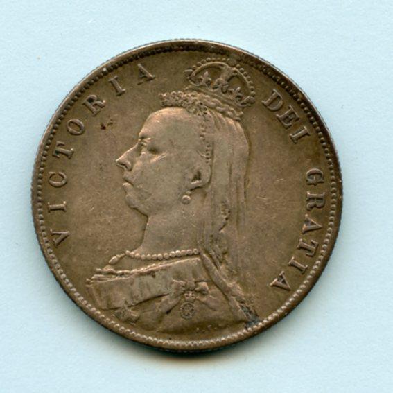 UK Queen Victoria   Half Crown Coin Coin Dated 1887