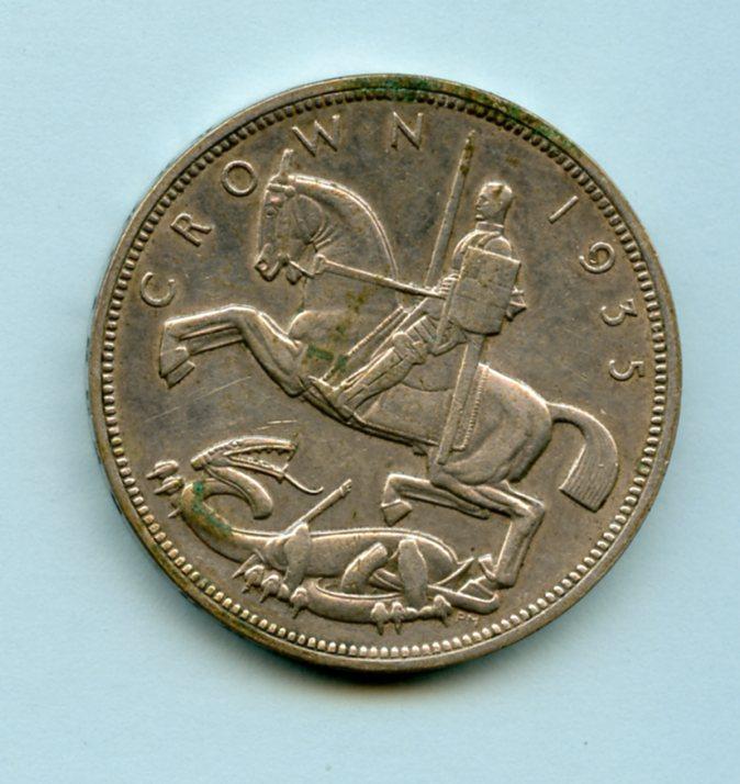 UK George V Crown Coin  Dated 1935