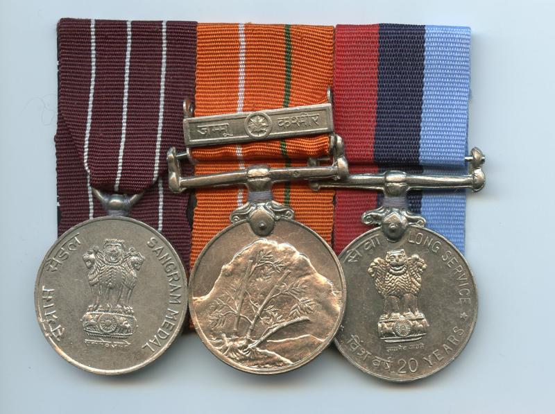 India post 1947 Medal group To NK K T Kuku