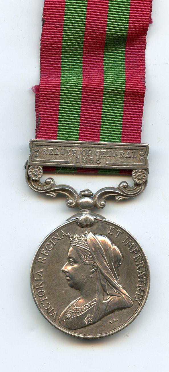 India General Service 1895 To Pte James Malone, Kings Own Scottish Borderers