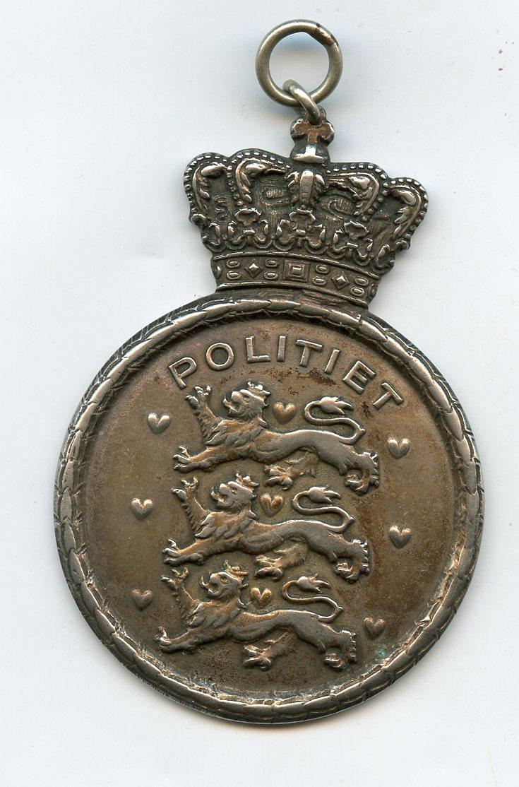 Danish Police Medal Badge