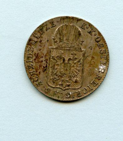 Austria  6 Kreuzer Coin Dated 1849c