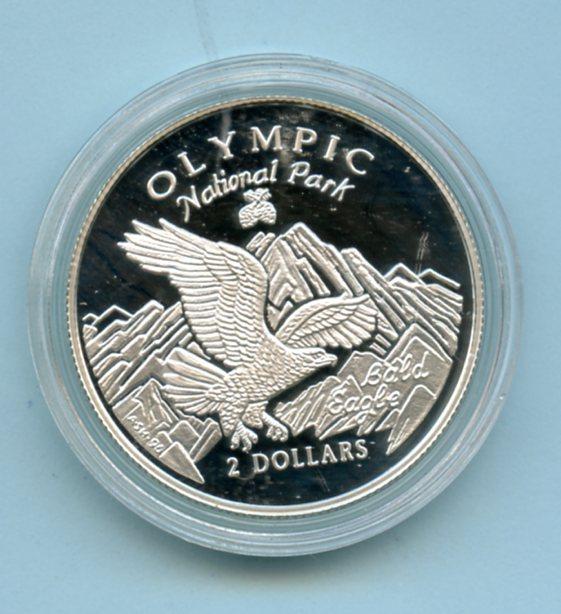 Cook Islands  Silver Proof 2 Dollars Coin Dated 1996