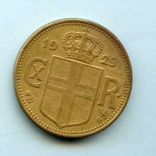 Iceland  2 Krónur Coin Dated 1929