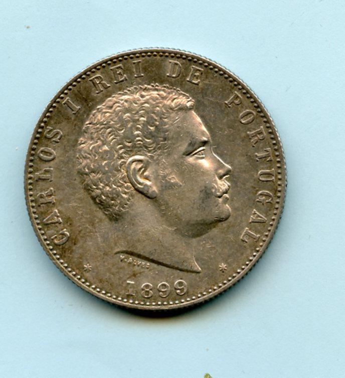 Portugal  1000 Reis  Coin Dated 1899