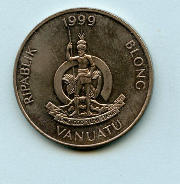 Vanuatu  50 Vatu Coin Dated 1999