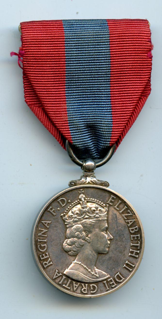 Imperial Service Medal Elizabeth II To Samuel Fairhurst