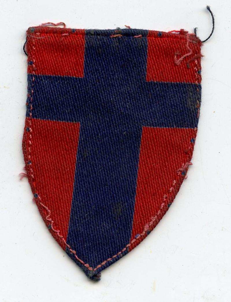WW2 British 21st Army Group  Cloth Formation Cloth Badge