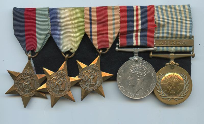 WW2 & UN Korea Unamed Navy  Group of Medals