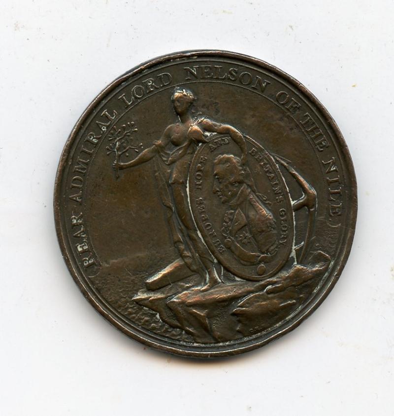 Alexander Davison’s Medal for The Nile 1798, bronze,