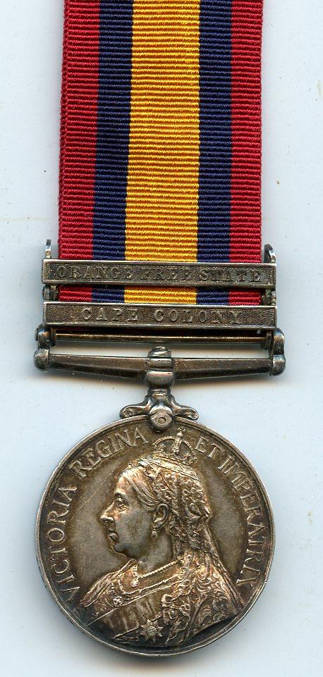Queens South Africa Medal To Pte T Weston, South Staffordshire Regiment