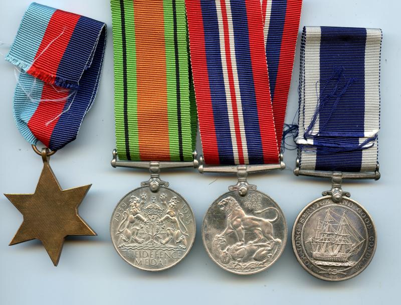 WW2 Naval Group To Leading Seaman N S Ingram, HMS Glendower