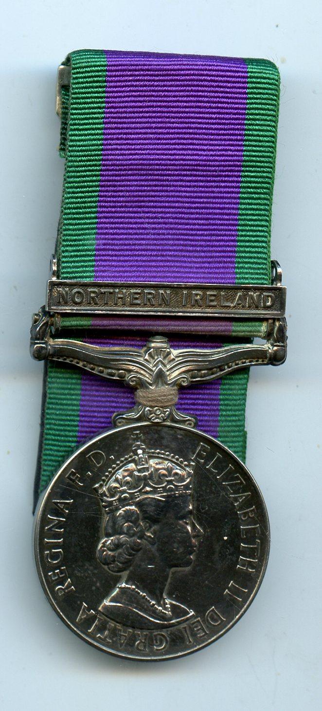 Campaign Service Medal 1962 1 Clasp Northern Ireland To SSGT in the Royal Electrical & Mechanical Engineers REME