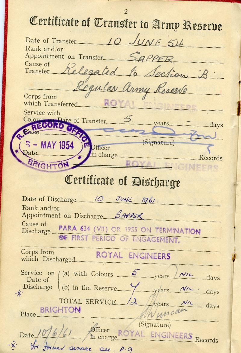 WW2 & Korean War Medal Group To Sapper William McGowan, Royal Engineers & Inniskilling Fusiliers