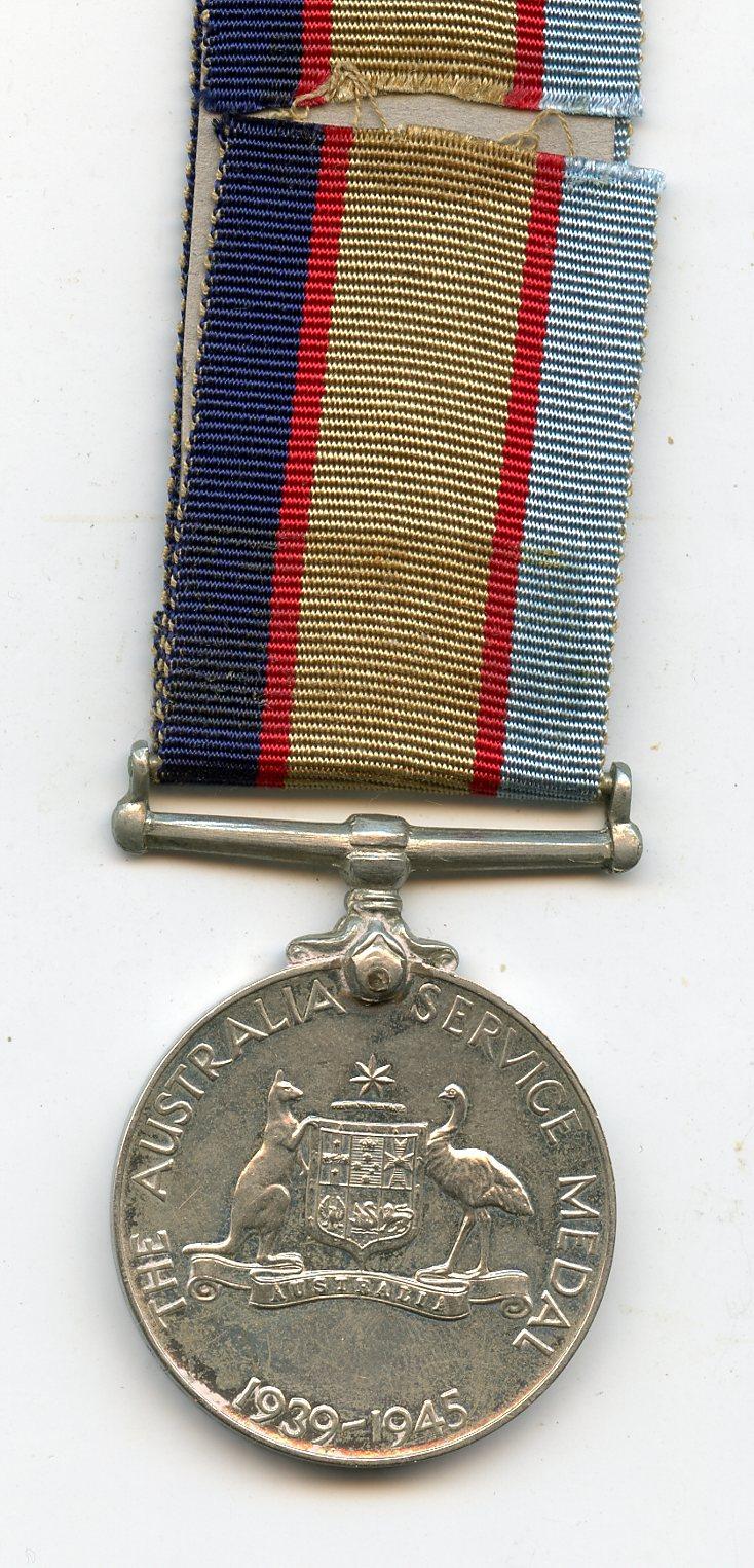 Australia WW2 War Service Medal 1939-1945 To walter Henry Linwood