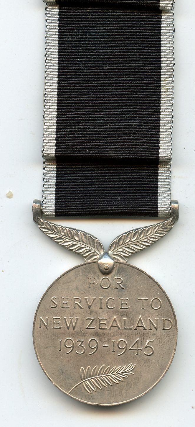 WW2 New Zealand War Service Medal 1939-45