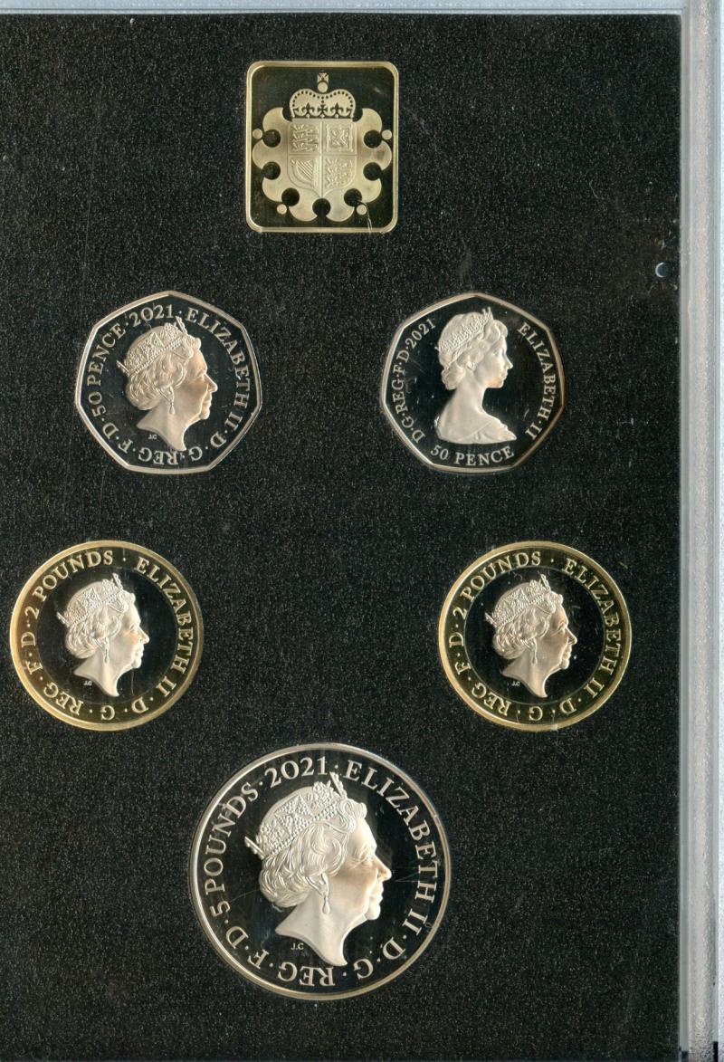 UK 2021 Royal Mint UK Proof Set of Coins