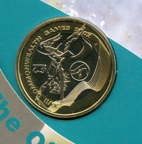 UK 2002 Brilliant Uncirculated Commonwealth Games Manchester £2 Four Coin Set