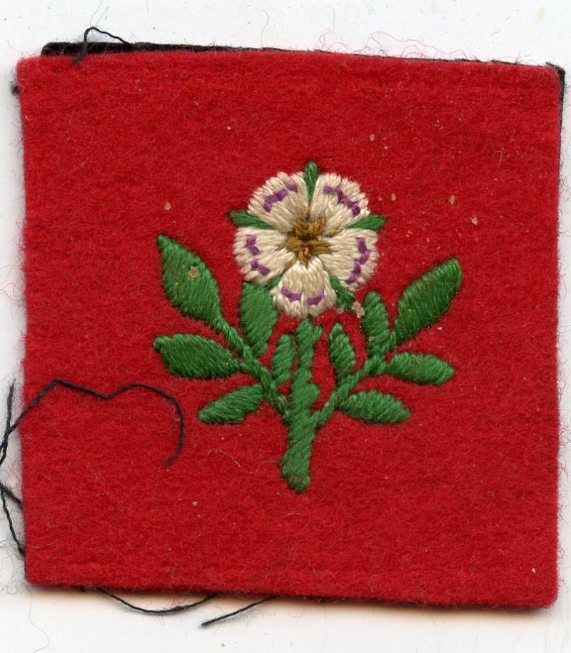 Yorkshire & Northumberland Training Brigade Cloth Formation Sign Arm Badge