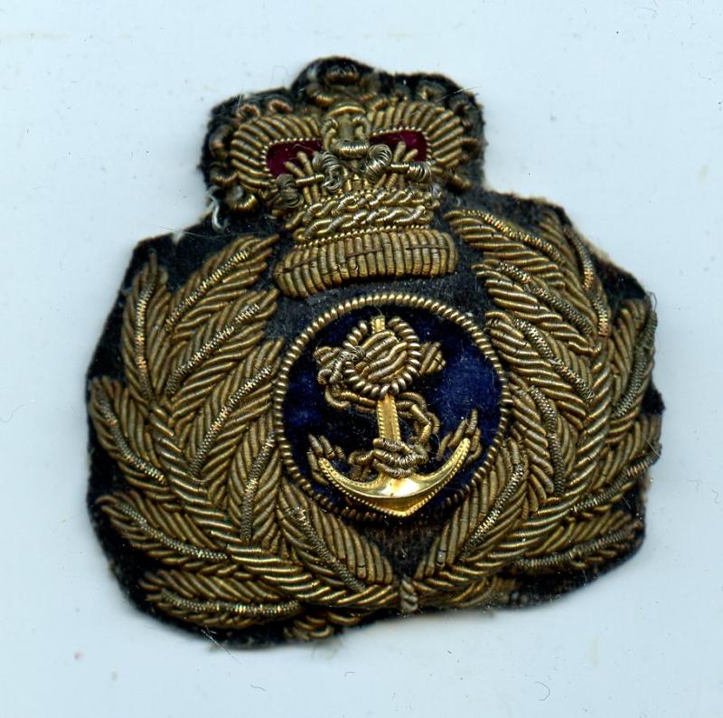 Royal Navy Victorian Officer’s cap badge
