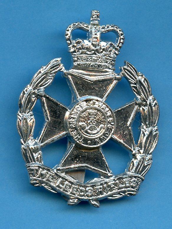 The Leeds Rifles ( The Prince of Wales Own) Anodised Cap Badge