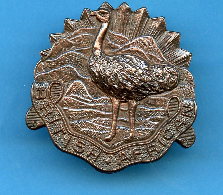 The Kings Colonials  British African Squadron   Bronze Cap Badge