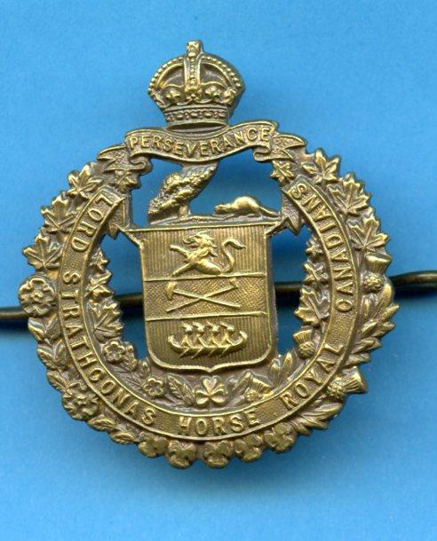 Canada Lord Strathconas Horse (Royal Canadians) Cap Badge