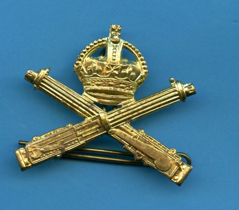 Machine Gun Corps Brass Cap Badge