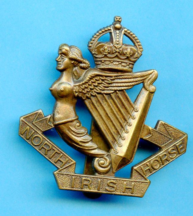 North Irish Horse Cap Badge