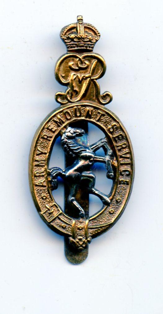 Army Remount Service  Cap Badge