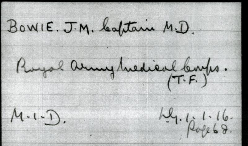 WW1 Medal Group with Territorial Decoration & French Croix De Guerre To Major John Macaulay Bowie, M,D, Royal Army Medical Corps (attached 9th Highland Battalion Royal Scots)