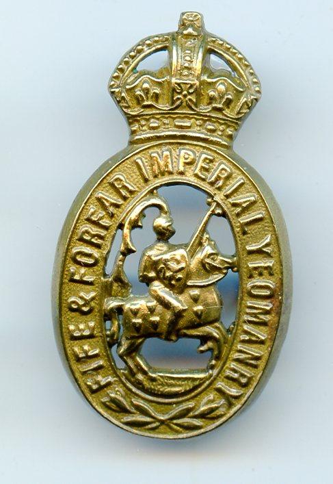 Fife & Forfar Imperial Yeomanry Cap Badge