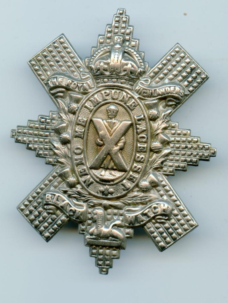 Black Watch The Royal Highlanders, 1902-37 Cap Badge