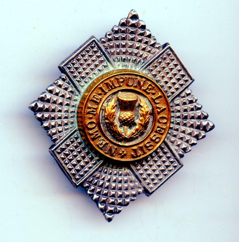 Scots Guards Officer's Cap Badge