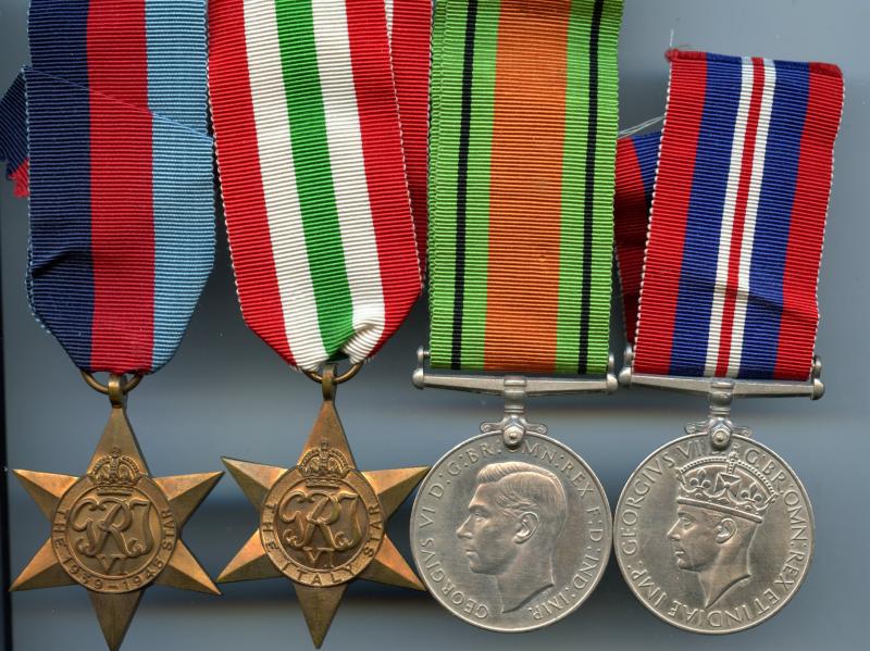 WW2 Boxed Medal Group to Group Captain J Bowater, RAF No 1 General Hospital C.M.F. ( From Ashford Kent)