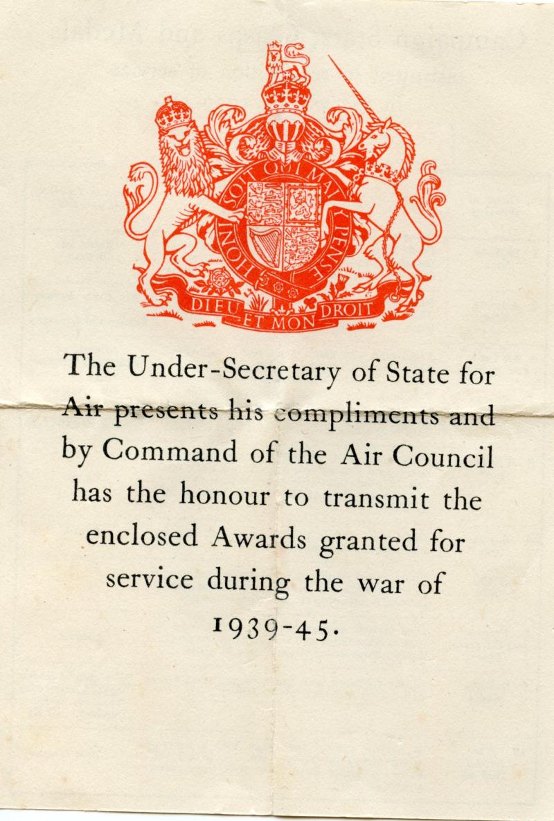 WW2 Boxed Medal Group to Group Captain J Bowater, RAF No 1 General Hospital C.M.F. ( From Ashford Kent)