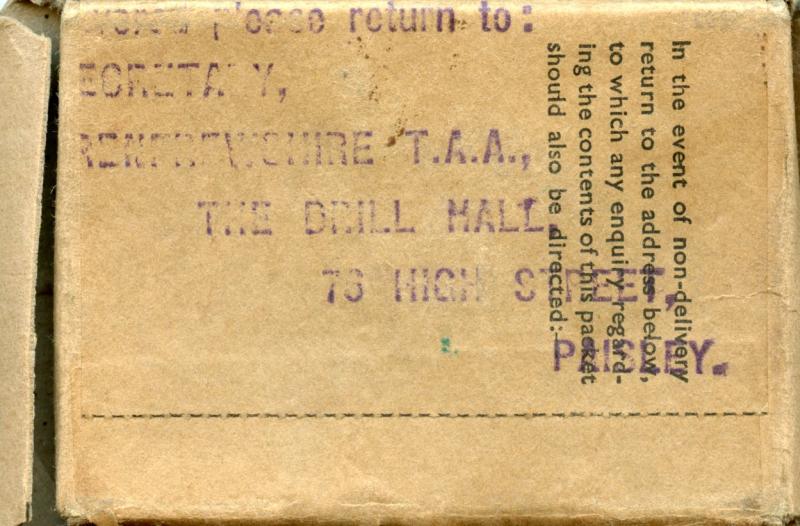 WW1 & WW2 to Pte - Lieut George G Miller, Livepool Regiment & Renfrewshire T.A. ( From Eaglesham)