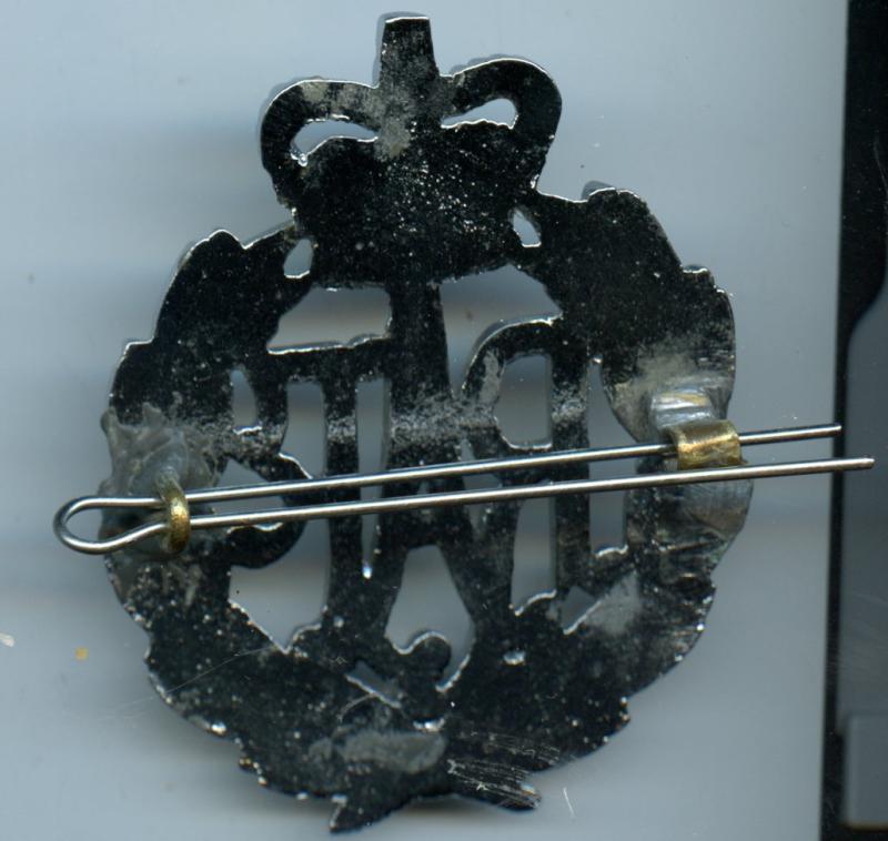 Set of RAF Pipers Plaid Brooch and Badges