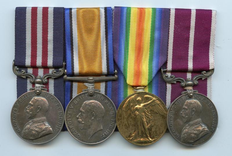 Military Medal Meritorious Service Medal Group To Gunner Edward Bragshaw, West Riding Brigade Royal Field Artillery