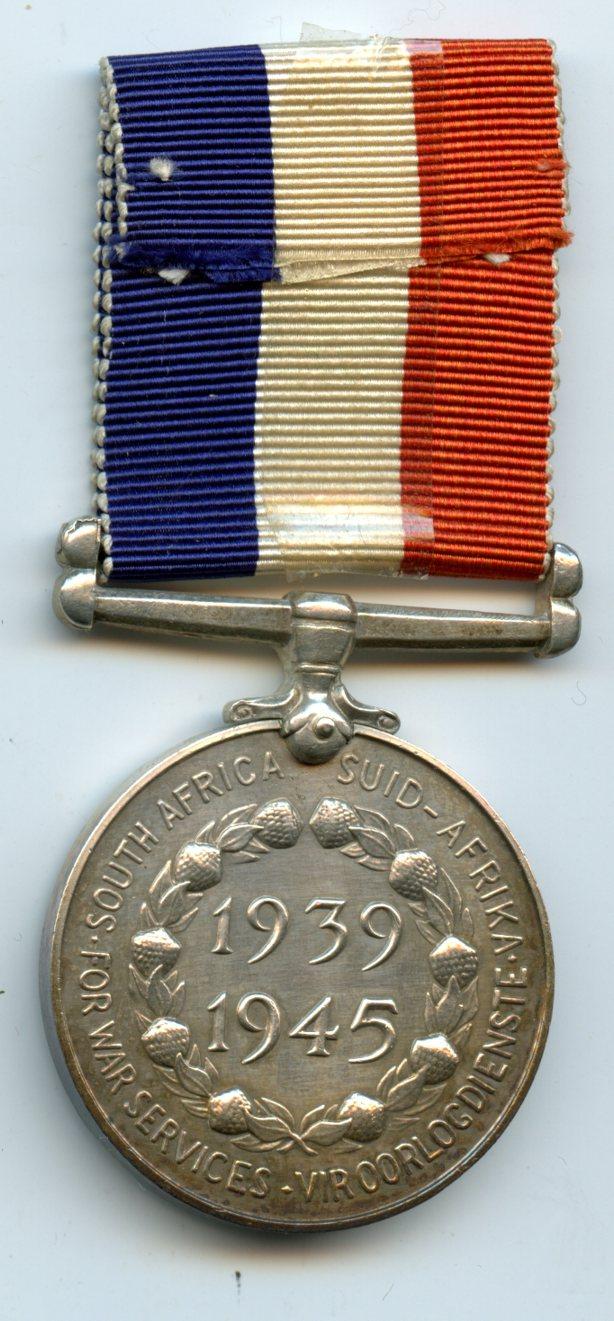 WW2 South Africa Home Service Medal 1939-45