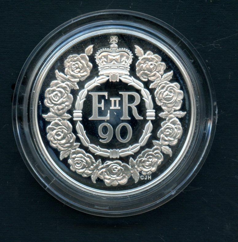 UK 2016 The Queen’s 90th Birthday Silver Proof £5 Five Pound Crown Coin