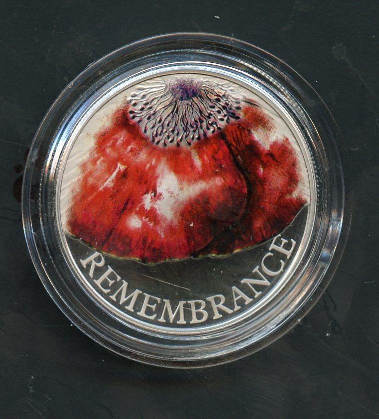 UK 2018  The Remembrance Day Silver Proof £5 Five Pound Crown Coin