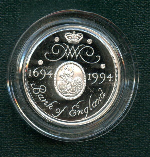 UK 1994 Bank of England Silver Proof £2 Two Pound Coin