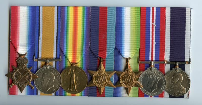 Group of 7 Medals To Petty Officer William Benjamin Stopps, Royal Navy HMS Vivid
