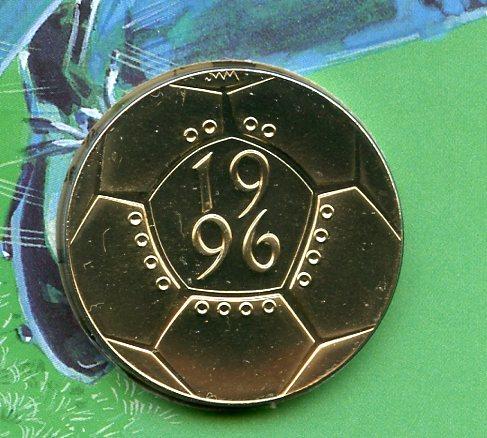 UK 1996 Football Brilliant Uncirculated £2 Pound Coin