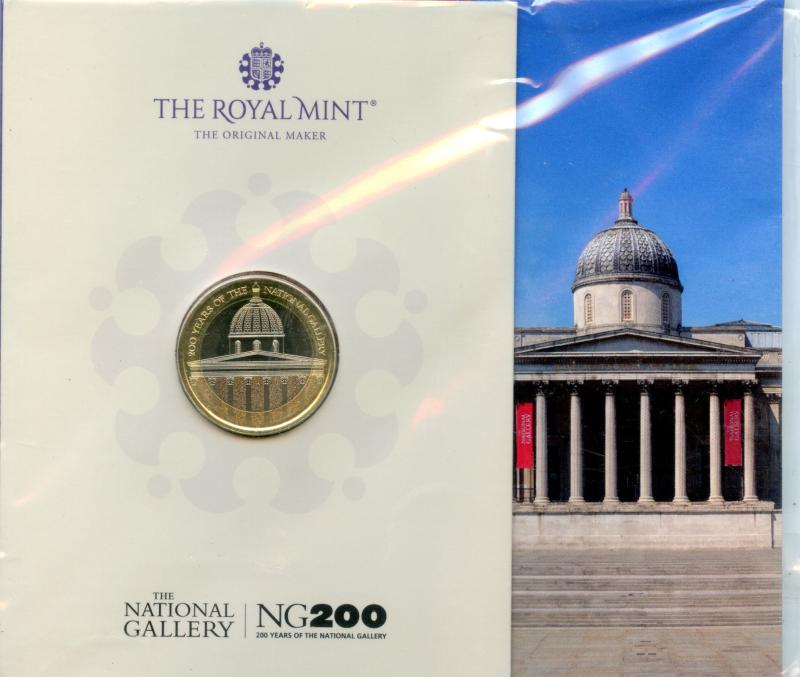 UK 2024 The National Gallery Brilliant Uncirculated £2 Pound Coin